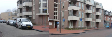 de kruising Hemelrijksdijkje en Heistraat (foto's vanochtend gemaakkt door Ruud)