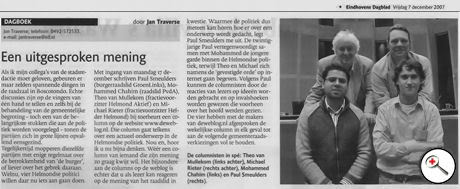 Jan Traverse Eindhovens Dagblad De weblog van Helmond