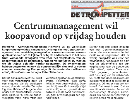 De Trompetter op 4 juni 2008