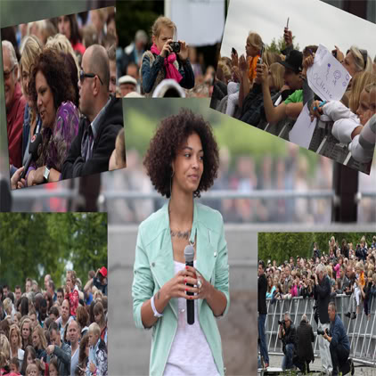 huldiging Rochelle X Factor Helmond 2011
