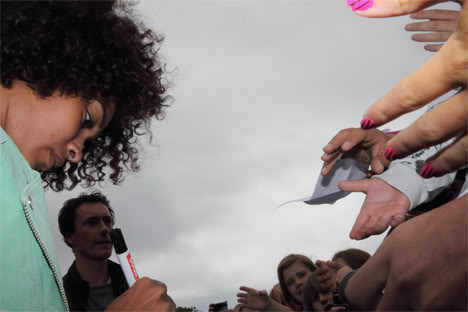 huldiging Rochelle X Factor Helmond 2011