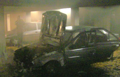  uitgebrande auto Matthijs Vermeulenstraat Helmond