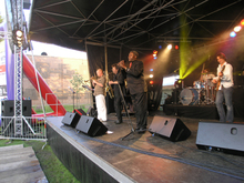 The Louis Windzak Soulband spelen in Helmond op de KTC