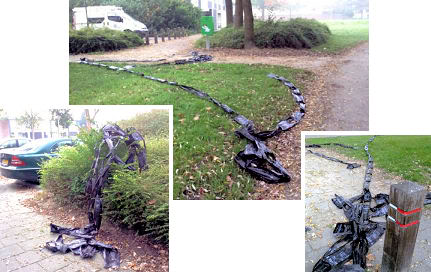 Helmond-Noord DepoDogs rondslingerende hondenpoepzakjes