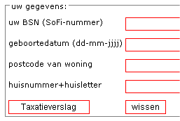 invulscherm WOZ-taxatieverslag Helmond