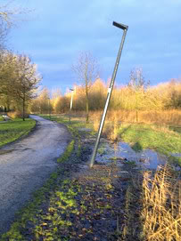lantaarns lantaarnpalen verlichting Piet van Bokhovenpad Helmond