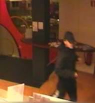 Bewakingsbeelden diefstal zonnestudio