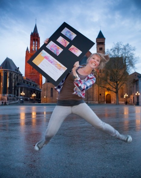 De Helmondse Renée van der Zanden wint en is blij!