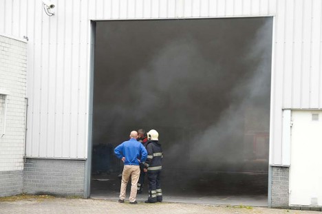 brand papierpers De Vries Papierrecycling