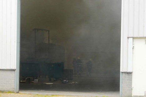 brand papierpers De Vries Papierrecycling