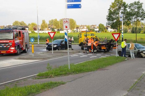 ongeval kruising Waterleliesingel - Venuslaan