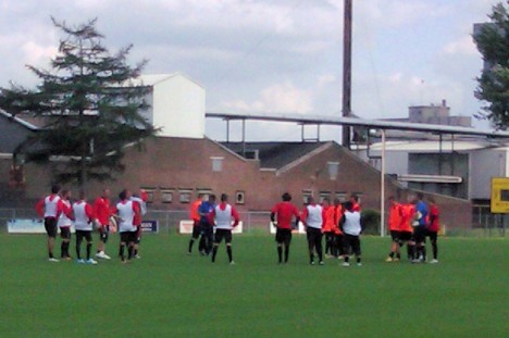 eerste training Helmond Sport