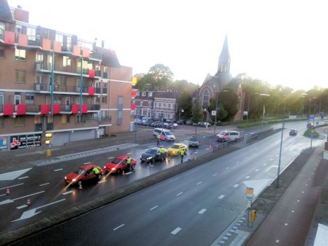politiecontrole op de Traverse