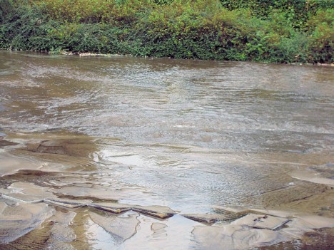 Waterleiding gesprongen