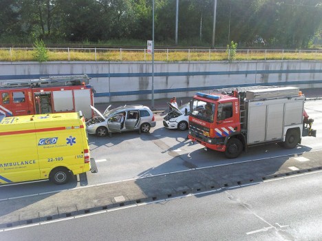Kopstaart-botsing Deurneseweg