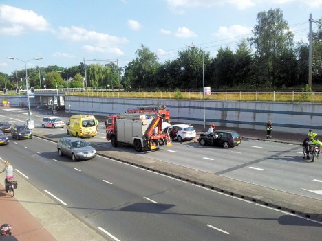 Kopstaart-botsing Deurneseweg