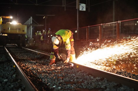 werkzaamheden NS-station Helmond door bouwfotografe.nl