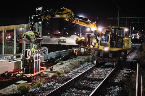 werkzaamheden NS-station Helmond door bouwfotografe.nl