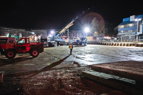 werkzaamheden NS-station Helmond door bouwfotografe.nl