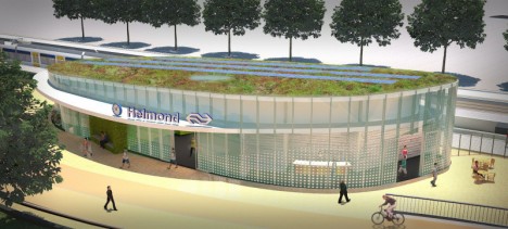 Ontwerp nieuw NS-station Helmond centrumzijde