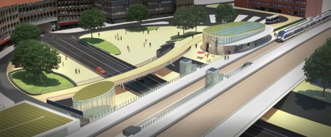 nieuwe stationsgebied Helmond