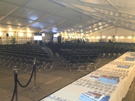 lege tent Inspiratiedag Helmond