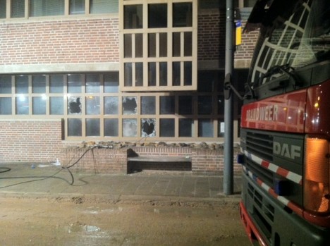 Brand GAK-gebouw
