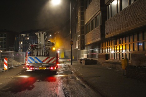 brand GAK-gebouw op het Stationsplein