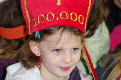 Kasteel van Sinterklaas 100.000 bezoekers