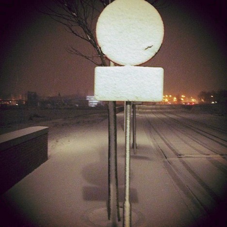 Sneeuw in Helmond 1