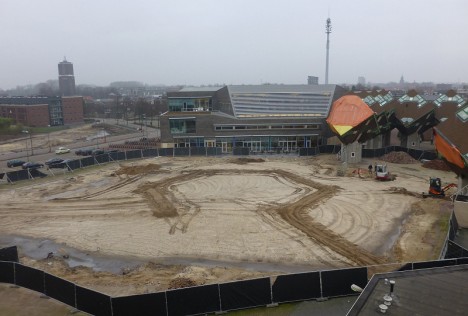 Aanleg van 't Speelhuisplein