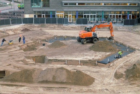 Aanleg van 't Speelhuisplein