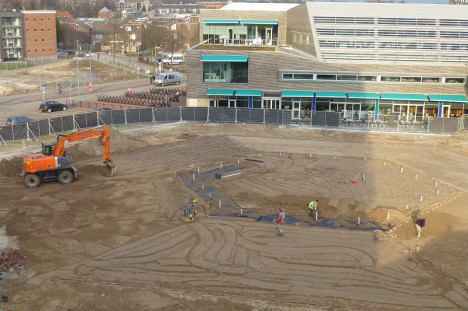 Aanleg van 't Speelhuisplein