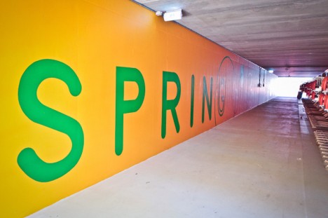 werkzaamheden bij het NS-Station Helmond