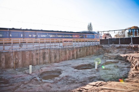 werkzaamheden bij het NS-Station Helmond