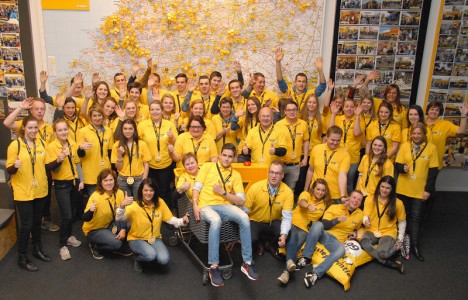 Het winkelteam van de Jumbo in Stiphout: