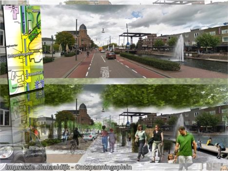 ontspanningsruimte, het gedeelte aan de Kanaaldijk