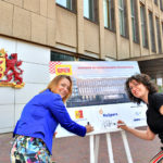 Aukje Kuypers zet de krabbel