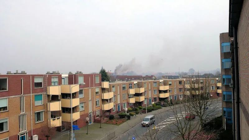 brand in Van der Foelartstraat Helmond