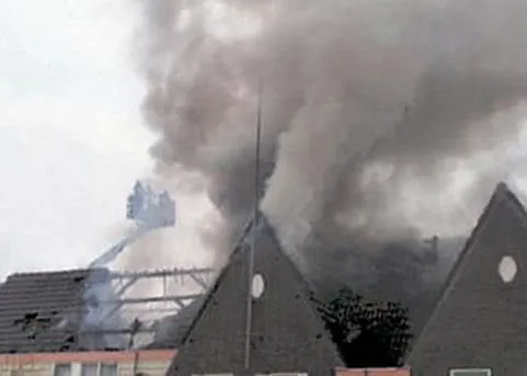 brand in Van der Foelartstraat Helmond