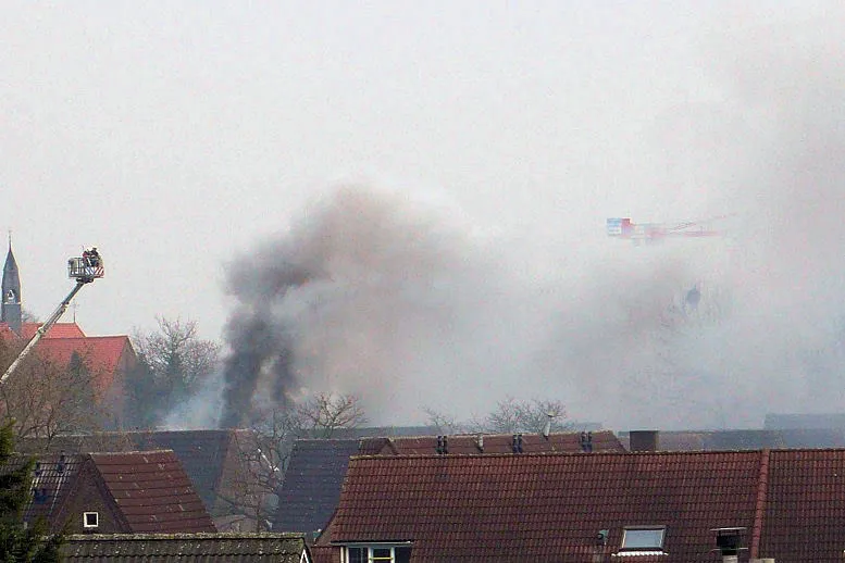 brand in Van der Foelartstraat Helmond